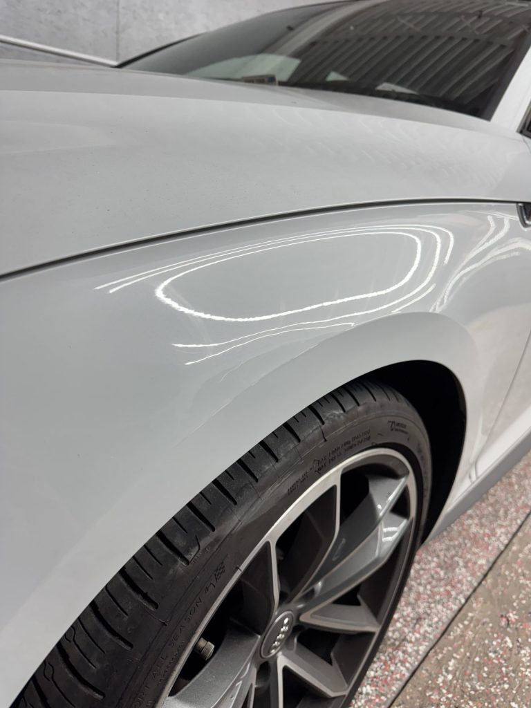 Paintless Dent Repair before and after — X Detailing Calgary