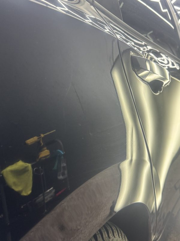 Paintless Dent Repair (PDR) before — 2018 BMW X3, Calgary